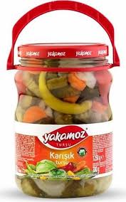 YAKAMOZ KARISIK TURSU CAM Mixed Pickles 1.3lt