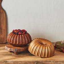 KARACA CAKE PRO DILIMLI DOKUM KEK KALIBI GUL RENGI Cast Cake Mold Sliced Rose Gold CAKE PAN