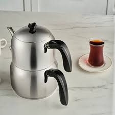 KARACA LARİS ÇAYDANLIK TAKIMI SİYAH MİDİ