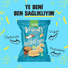 HEALTHY LIFE VEGEATS DENIZTUZLU NOHUT CIPS Sea Salt Chickpea Chips 50g