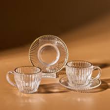 KARACA DURU 2 KİŞİLİK KAHVE FİNCANI ŞEFFAF