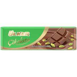 ULKER ANTEP FISTIKLI CIKOLATA Baton Milk Chocolate with Pistachio 30g