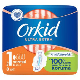 ORKID Normal Size Hygienic Ped ULTRA EXTRA NORMAL 1 BOY 8 pieces
