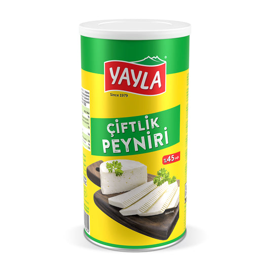 YAYLA %45 Yağlı Beyaz Peynir %45 YAGLI ÇİFTLİK PEYNİRİ 800g