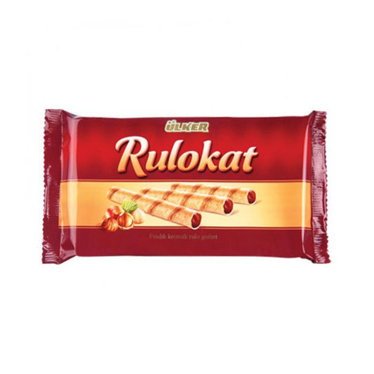 ULKER RULOKAT CIKOLATALI Chocolate Rolled Wafers