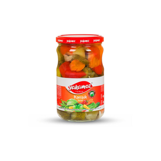 YAKAMOZ Karışık Turşu Kavanozu KARIŞIK TURSU CAM 720ml
