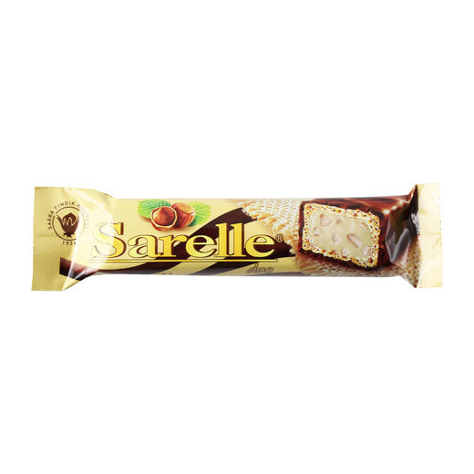 SARELLE Duo Sütlü Çikolatalı Gofret SUTLU ÇIKOLATA KAPLI FINDIK GOFRET 33gr
