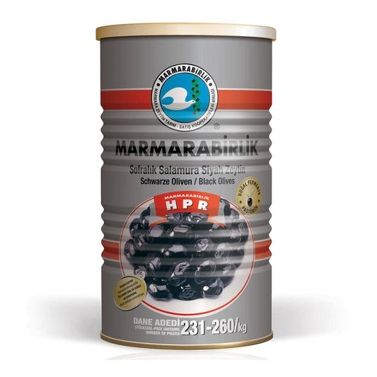 MARMARABİRLİK Hiper Doğal Siyah Zeytin DOĞAL SİYAH ZEYTİN SALAMURA