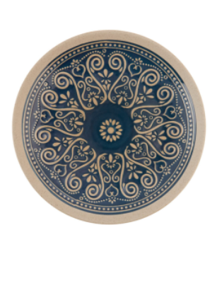 ETERNAL Navy Blue Dessert Plate LACIVERT TATLI TABAGI