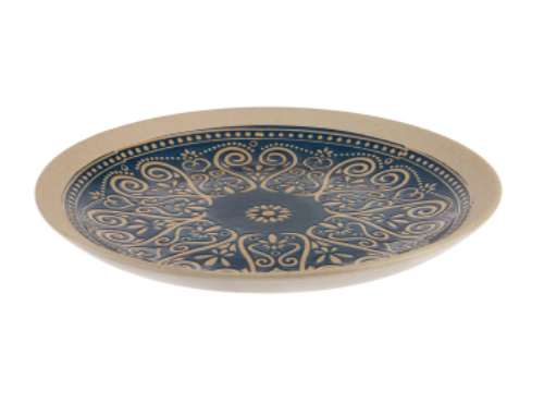 ETERNAL Navy Blue Dessert Plate LACIVERT TATLI TABAGI