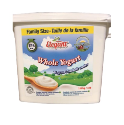 ELEGANT %3.25 Whole Yogurt %3.25 YAGLI YOGURT 1.8kg