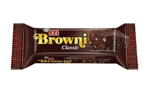 ETI BROWNI Classic Chocolate Cake with Hazelnut