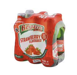 BEYPAZARI Watermelon with Strawberry Mineral Water KARPUZ VE CILEKLI MADEN SUYU 200ml