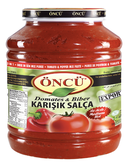 ÖNCÜ Mix Biber &amp; Domates Salçası KARISIK SALCA