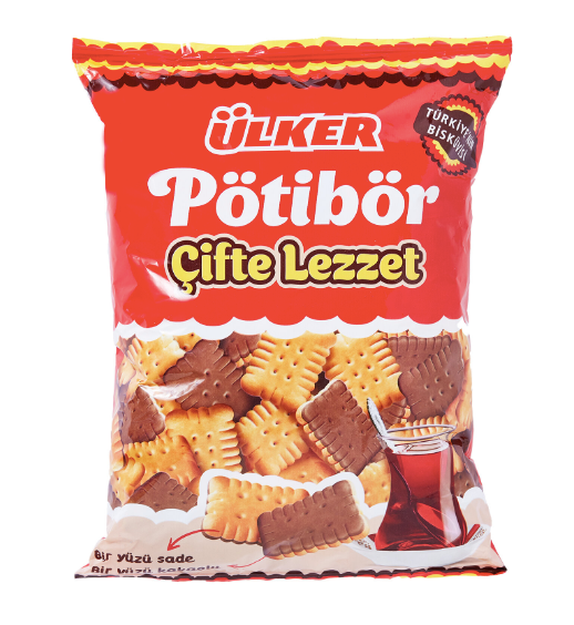 ULKER POTIBOR CIFTE LEZZET Petit Beurre Biscuits Duo 150g