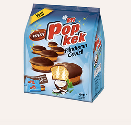 POPKEK Mini Coconut Cake MINI HINDISTAN CEVIZLI KEK 180g