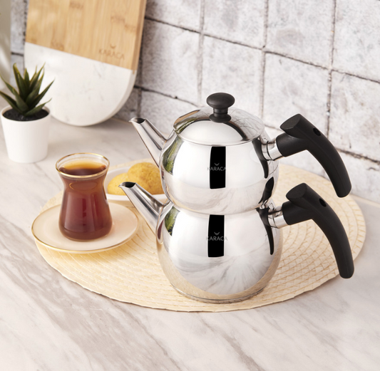 KARACA ADELYA SIYAH Teapot Set Black