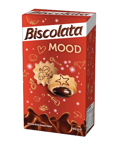 SOLEN BISCOLATA MOOD Çikolatalı Kremalı Bisküvi CIKOLATA KREMA DOLGULU BISKUVI 40g