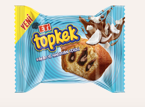 ETI TOPKEK KAKAOLU VE HINDISTAN CEVIZLI Coconut and Cacao Cake 35g