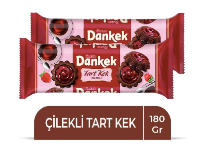 ÜLKER DANKEK TART ÇİLEKLİ Çilekli Tart 180gr