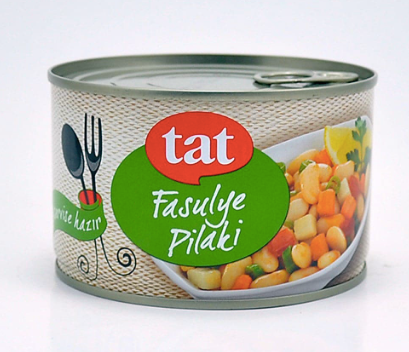 TAT Beyaz Fasulye Konservesi FASULYE PİLAKI KONSERVE 400g