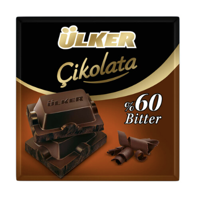 ULKER BITTER CIKOLATA Dark Chocolate 60g