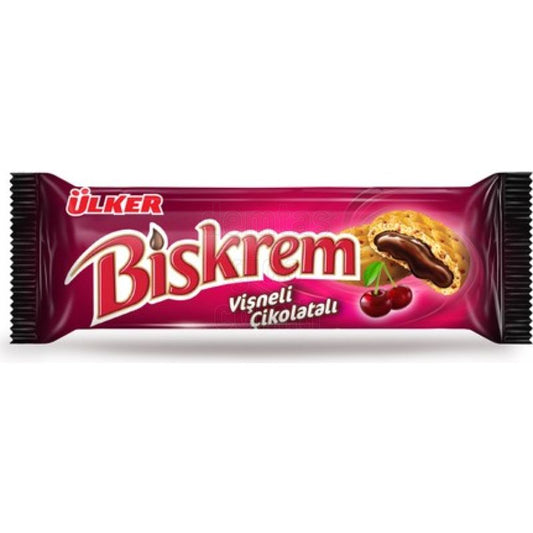ULKER BISKREM VISNELI CIKOLATALI Vişneli Çikolatalı Bisküvi 90g