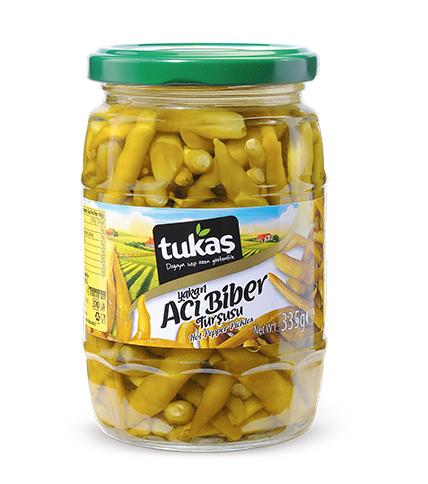 TUKAS Uzun Acı Biber Turşusu ACI BİBER TURSUSU 335gr