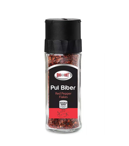 BAGDAT Red Pepper Flakes PUL BIBER TUZLUKLU KAP 42g