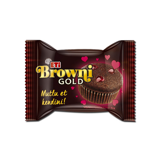ETI BROWNI GOLD Chocolate Cake with Sour Cherry Sauce VISNELI CIKOLATALI KEK 45g