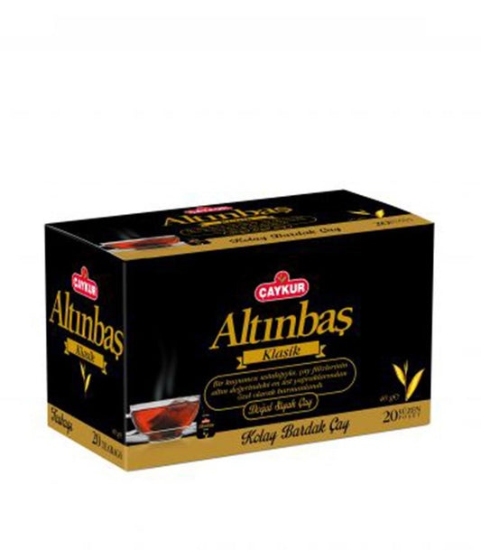 CAYKUR Black Tea Bags ALTINBAS DEMLIK POSET 200g 40 teabags