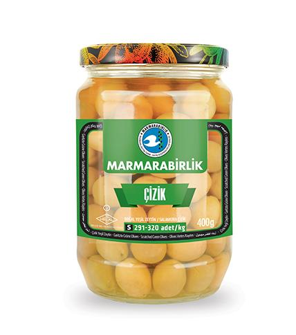 MARMARABIRLIK M Green Olives CIZIK YESIL ZEYTIN