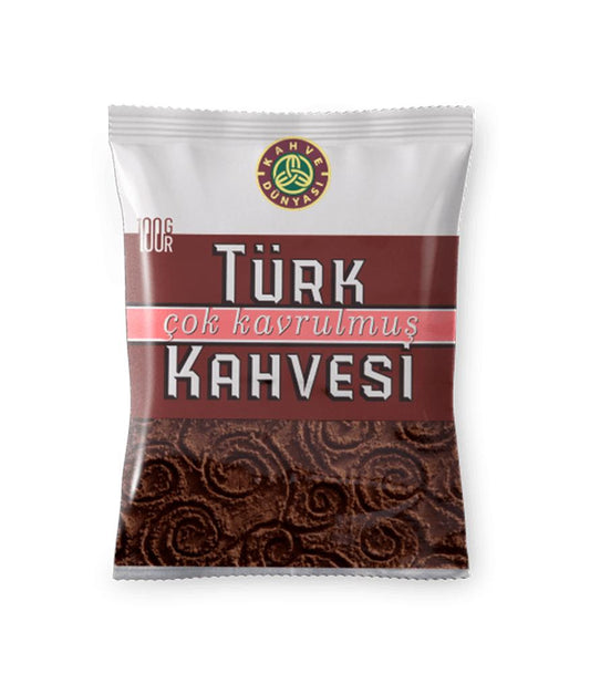 KAHVE DÜNYASI Koyu Kavrulmuş Türk Kahvesi TURK KAHVESI ÇOK KAVRULMUS 100g