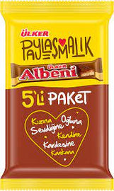 ULKER ALBENI PAYLASMALIK 4'LU Paket Chocolate Bar