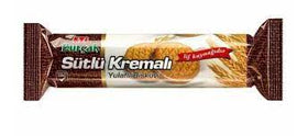 ETI BURCAK SUTLU KREMALI BISKUVI Milk Cream Oat Biscuit 100g