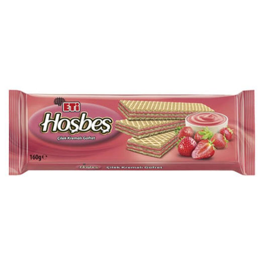 ETI HOSBES CILEK KREMALI GOFRET Strawberry Cream Wafer