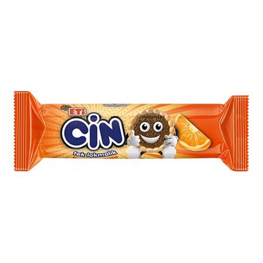 ETI CIN TEK LOKMALIK PORTAKALLI BISKUVI Mini Orange Jelly Biscuit 114g