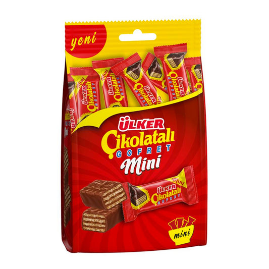 ÜLKER ÇIKOLATALI GOFRET MİNİ Çikolatalı Gofret 82gr