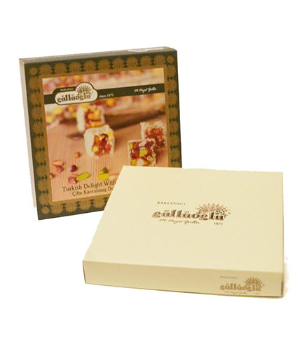 GULLUOGLU Double Pistachio Turkish Delight FISTIKLI LOKUM 400g