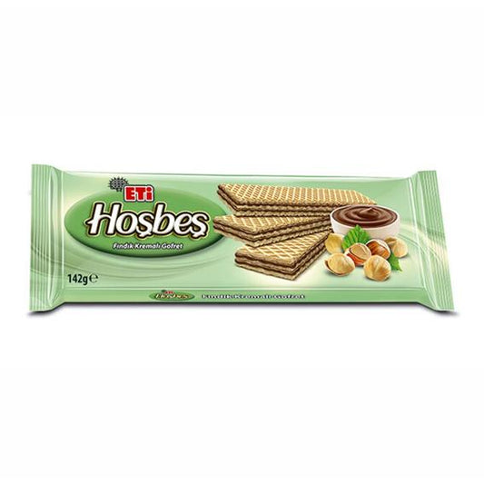 ETI HOSBES FINDIKLI GOFRET Hazelnut Cream Wafer 142g