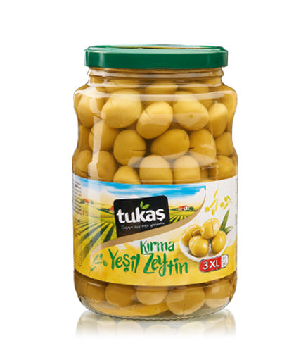 TUKAS Cracked Olives YESIL KIRMA ZEYTIN