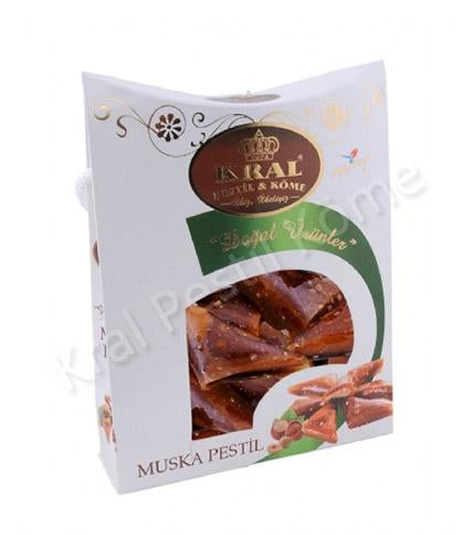 KRAL MUSKA PESTIL FINDIKLI Hazelnut Fruit Pulp Triangle 350g