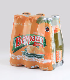6 Pack - Beypazari Tangerine Mineral Water (Mandalinali Maden Suyu)