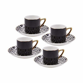 KARACA Monochrome Coffee Cups for 4 KISILIK KAHVE FINCANI