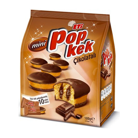 ETI POP KEK MINI CIKOLATALI Chocolate Pop Cake 180g