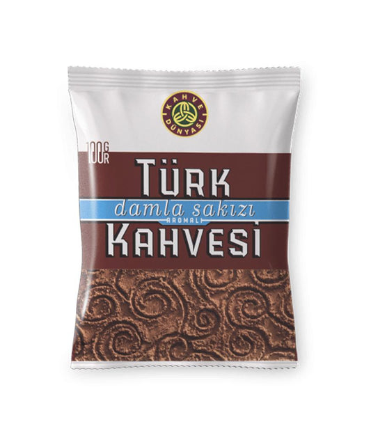 KAHVE DÜNYASI Türk Kahvesi Damla Sakızı TURK KAHVESI DAMLA SAKIZLI 100gr
