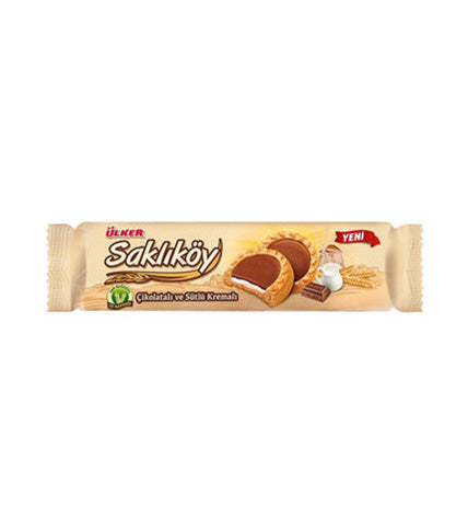 ULKER SAKLIKOY SUTLU CIKOLATALI VE SUTLU KREMALI 100g