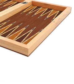 Star Backgammon from Walnut  (Masif Ceviz Tavla)