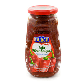 BURCU PEPPER PASTE MILD 600 g / Tatli Biber Salcasi