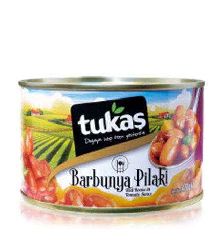TUKAS Domates Soslu Kırmızı Fasulye BARBUNYA PİLAKI 400g